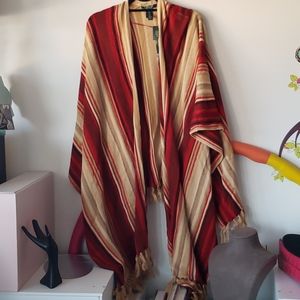 Lauren Ralph Lauren Knit Ruana Poncho
